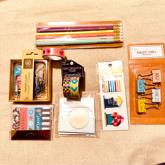 Other - Planner Set | Planner Items | Planner Set in a Bag